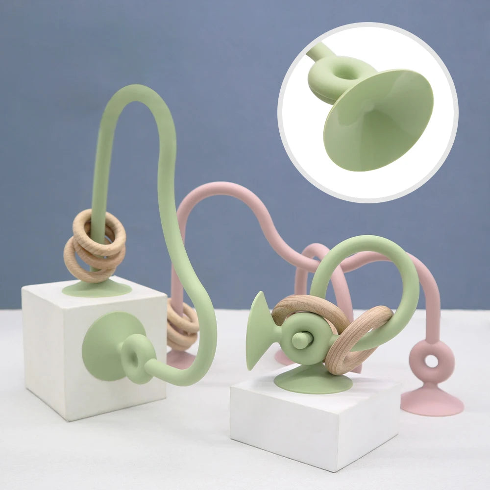 Jouet avec ventouse pour bébé